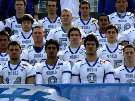 IFAF World Team International Bowl 2012 Kelly Reeves foto: All Sport och Idrott