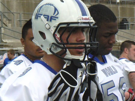 IFAF World Team International Bowl 2012 Kelly Reeves foto: All Sport och Idrott