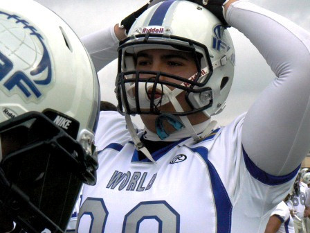 IFAF World Team International Bowl 2012 Kelly Reeves foto: All Sport och Idrott