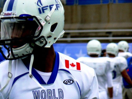 IFAF World Team International Bowl 2012 Kelly Reeves foto: All Sport och Idrott