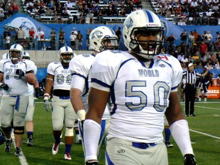 IFAF World Team International Bowl 2012, Kelly Reeves Austin Texas foto: All Sport och Idrott